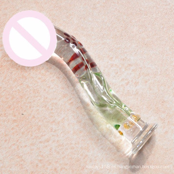 Sex Toy Glass Dildo para Mujeres Injo-Dg082